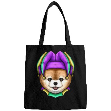 Discover Cute Bear with Jester Hat for Mardi Gras Bags
