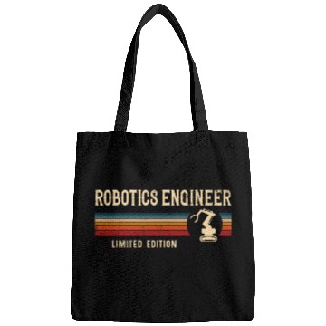 Discover Robot Robotics Engineer Retro Bags