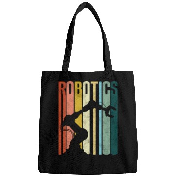 Discover Robot Robotics Engineer Retro Bags