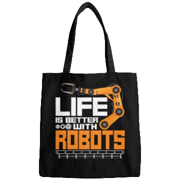 Discover Robot Robotics Engineer Vintage Bags