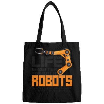 Discover Robot Robotics Engineer Vintage Bags