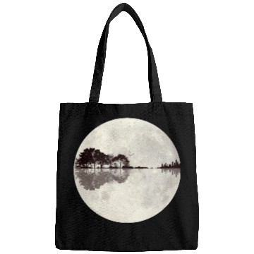 Discover Moon Light Guitar Nature Design Bags