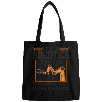 Discover Robot Robotics Engineer Vintage Bags