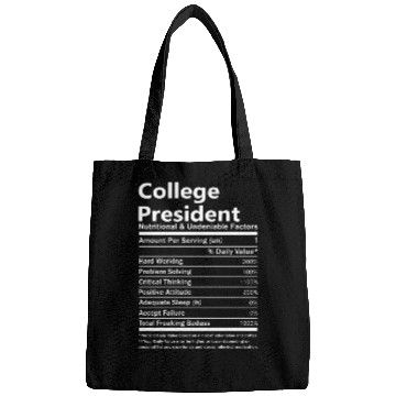 Discover College President Bags - Nutritional And Undeni