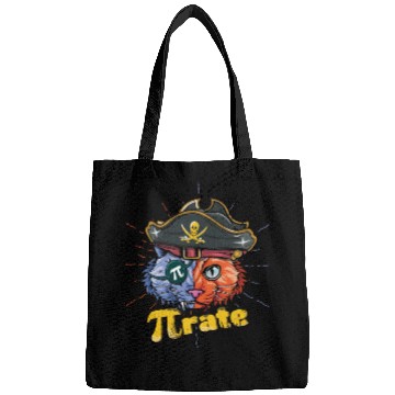 Discover Love Pi Pirate Cat Math Holiday Mathematics Pi Day Bags