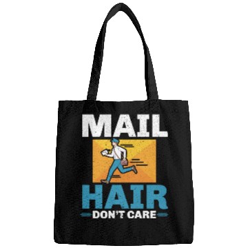 Discover Mail Hair Don't Care Mailman Postal Worker Bags