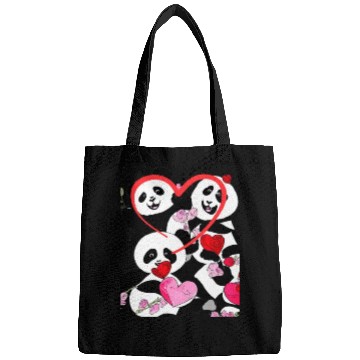 Discover Happy Panda Valentine Bags
