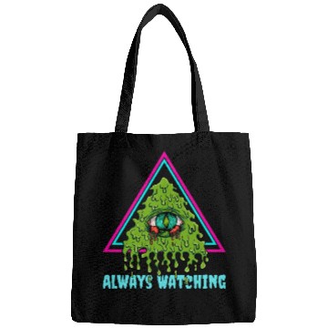 Discover Always Watching - Illuminati.Eye in Pyramid Bags