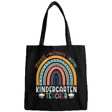 Discover Educate Motivate Inspire Kindergarten Teacher Bags