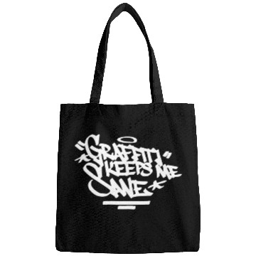 Discover Graffiti Keeps Me Sane Handstyle Hip Hop Urban Let Bags