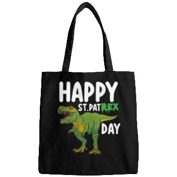 Discover Happy St Pat Rex Day Dinosaur Bags