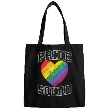 Discover Pride Squad LGBT Tolerance Rainbow Colors Bags