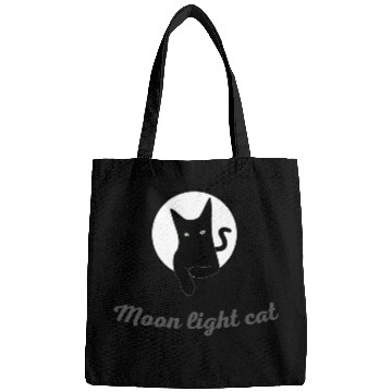 Discover Moon light cat Bags