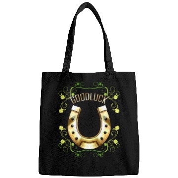 Discover Good Luck With A Golden Horseshoe For Irish St Bags