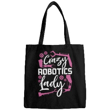Discover Robot Robotics Engineer Female Bags