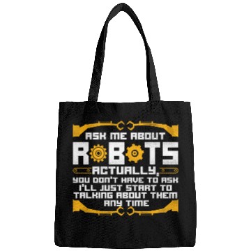 Discover Robot Robotics Engineer Vintage Bags