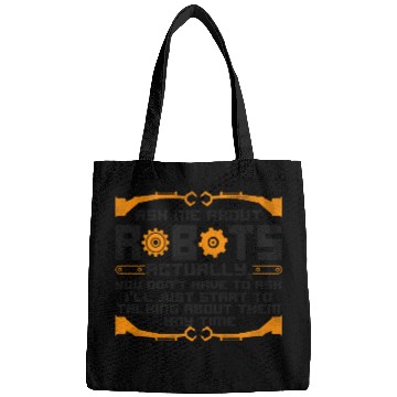 Discover Robot Robotics Engineer Vintage Bags