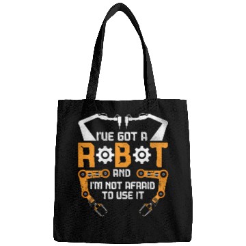 Discover Robot Robotics Engineer Vintage Bags