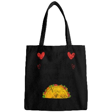 Discover Vintage I Love Tacos Groovy Tacos Are My Valentine Bags