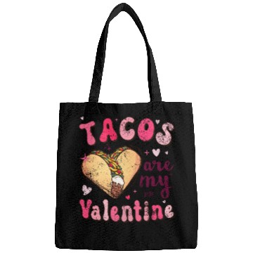 Discover Groovy Tacos Are My Valentine Bags
