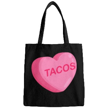 Discover Tacos Are My Valentine Taco Heart I Love Taco Bags