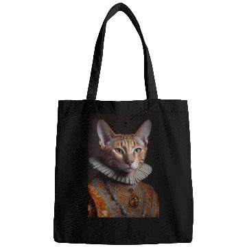 Discover Ocicat Prince Cat Breed Portrait Royal Renaissance Bags