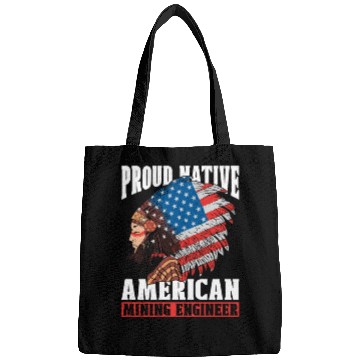 Discover Engineer Engineering Us Flag Mining Engineer Bags