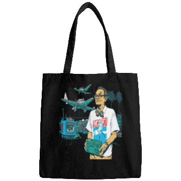 Discover Miniature Plane Lover Cool Retro Radio Controlled Bags