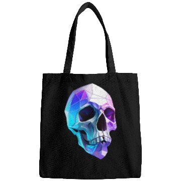 Discover Polygon Skull Art Bags