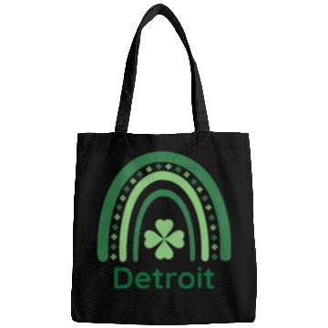 Discover Detroit Clover Charm Boho Rainbow Bags