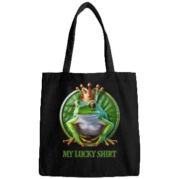 Discover My Lucky Green Frog Bags