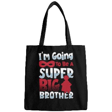 Discover I'm Going To Be A Super Big Brother Sister Bags