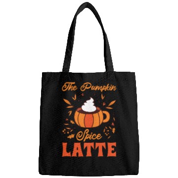 Discover Pumpkin Spice Latte Halloween Coffee Lover Tarot Bags