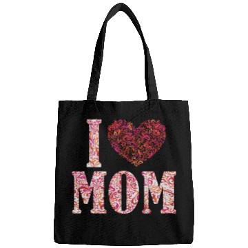 Discover I Love Mom Funny Bags
