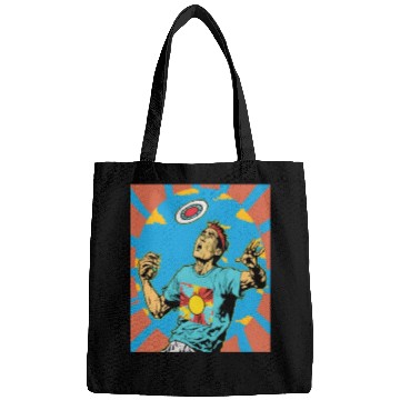 Discover Ultimate Frisbee Retirement Appreciation Pop Art Bags