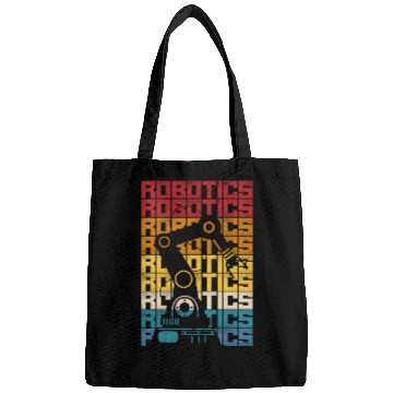 Discover Robot Robotics Engineer Retro Bags