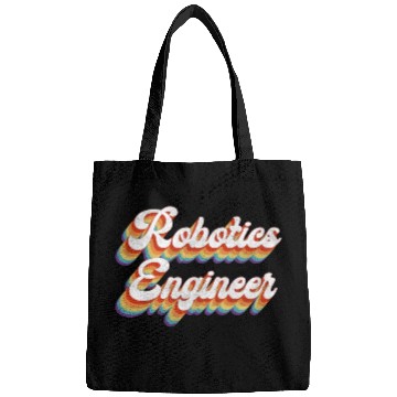 Discover Robot Robotics Engineer Retro Bags
