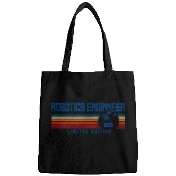 Discover Robot Robotics Engineer Retro Bags