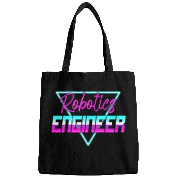 Discover Robot Robotics Engineer Retro Bags