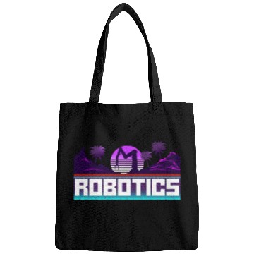 Discover Robot Robotics Engineer Retro Bags