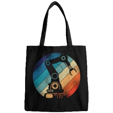 Discover Robot Robotics Engineer Retro Bags