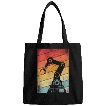 Discover Robot Robotics Engineer Retro Bags