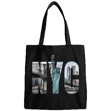 Discover New York City - NYC Lettering Bags