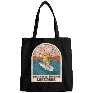 Discover Boat waves sun rays lake days Boat waves sun rays Bags