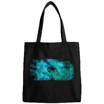 Discover Bright 3D AZURE GREEN NEBULA Bags