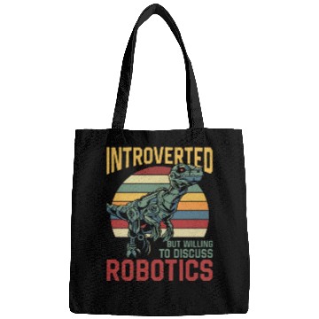 Discover Robot Robotics Engineer Retro Bags