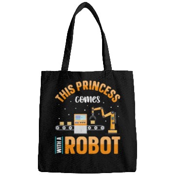 Discover Robot Robotics Engineer Female Bags