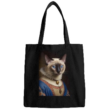 Discover Siamese Cat Breed Portrait Royal Renaissance Anima Bags