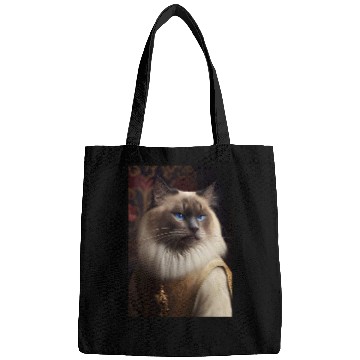 Discover Ragdoll Cat Breed Portrait Royal Renaissance Anima Bags