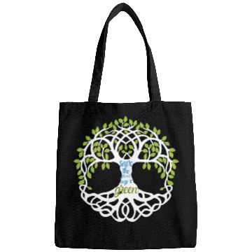 Discover Save the planet, keep it green Bags